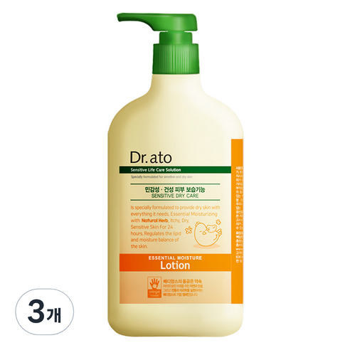 닥터아토 에센셜 모이스춰 로션, 310ml, 3개