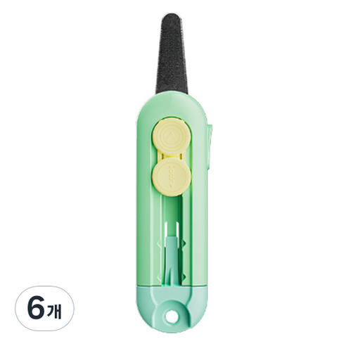일상속반짝 자석 안전한 택배칼, 그린, 6개