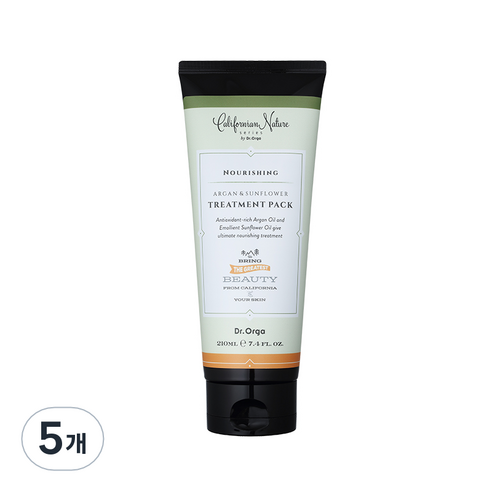 닥터올가 아르간 썬플라워 트리트먼트 헤어팩, 210ml, 5개