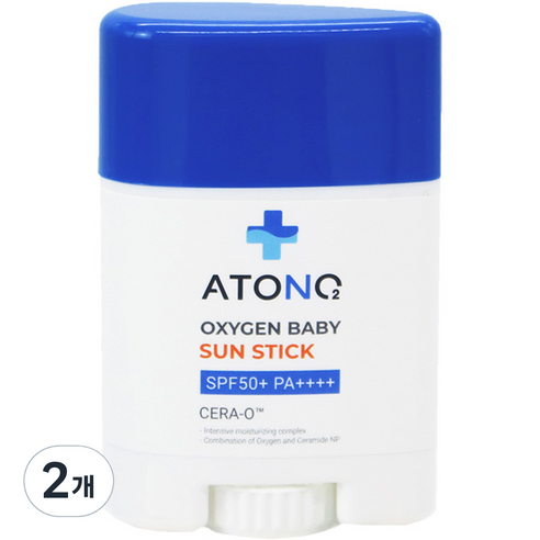 아토앤오투 옥시젠 베이비 선스틱 SPF50+ PA++++, 20g, 2개