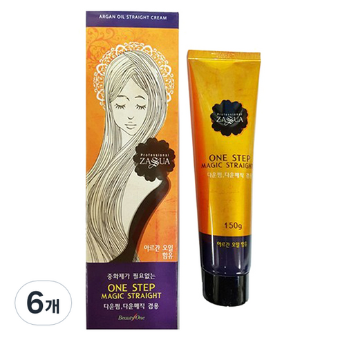 자수아 원스텝 매직 스트레이트너 모든모발용, 150g, 6개