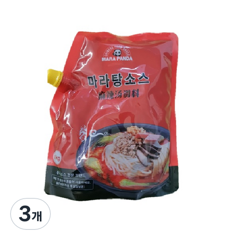 마라판다 마라탕 소스, 3개, 1kg
