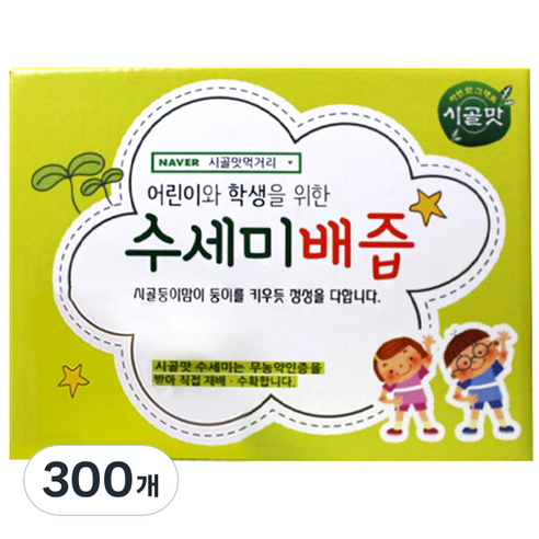시골맛먹거리 수세미 배즙 어린이 학생용, 120ml, 300개