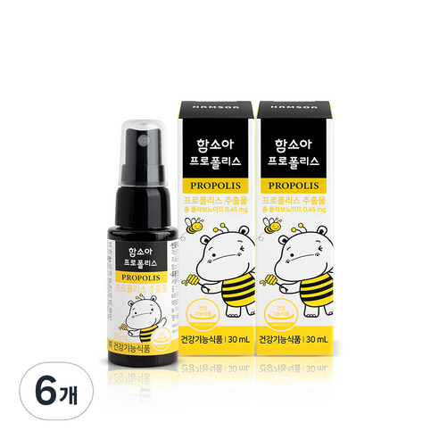 함소아 프로폴리스, 6개, 30ml