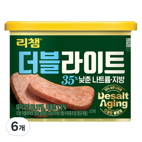 리챔 동원 더블라이트, 300g, 6개