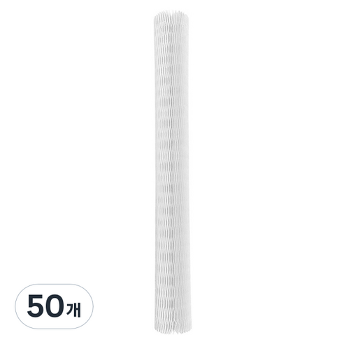 마켓감성 크라프트 벌집 종이커버 화이트, 50개