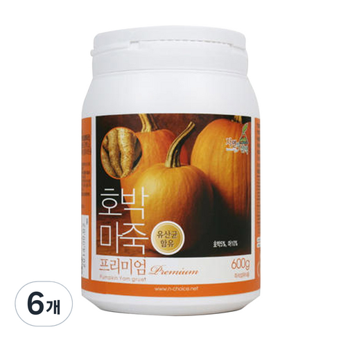 엔초이스_프리미엄호박마죽_, 6개, 600g