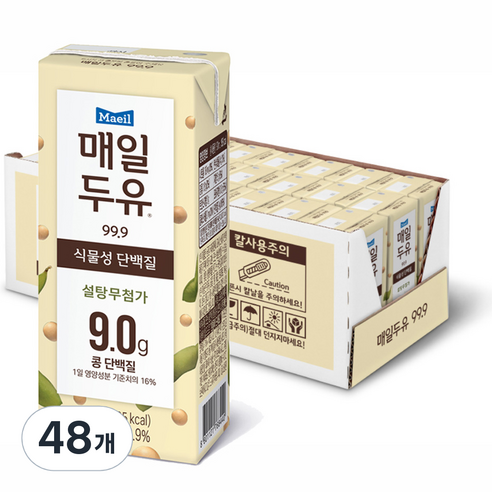 매일유업 매일두유 99.9, 190ml, 48개