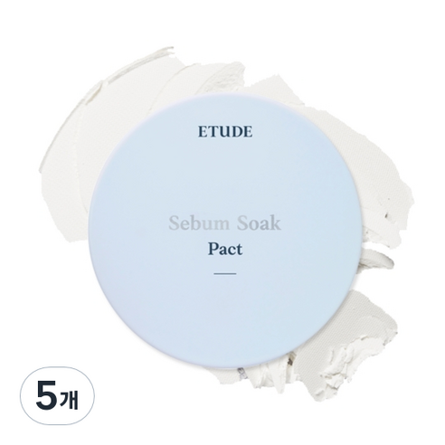 에뛰드 피지쏙 팩트 9.5g, 5개