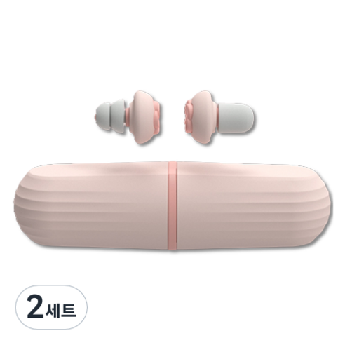 스카위즈 아이디어폼 꽃잎 이어플러그 세트 연핑크, 2세트