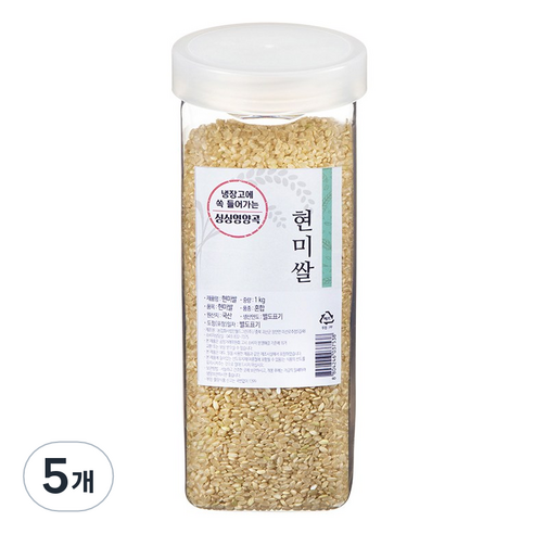 월그그린 싱싱영양통 현미, 1kg, 5개