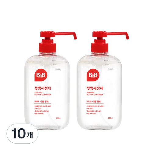 비앤비 젖병세정제 액상형, 600ml, 10개