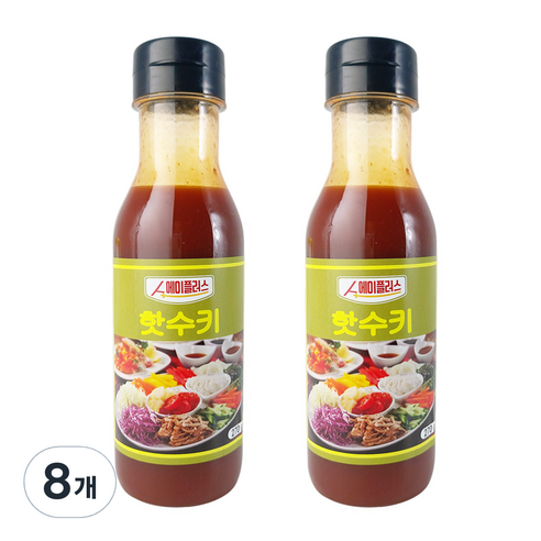 에이플러스 핫수키 소스, 270g, 8개