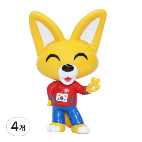 뽀로로 국가대표 친구들 축구 에디 피규어, 4개