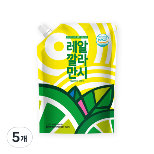 바로푸드 레알 깔라만시, 1L, 5개