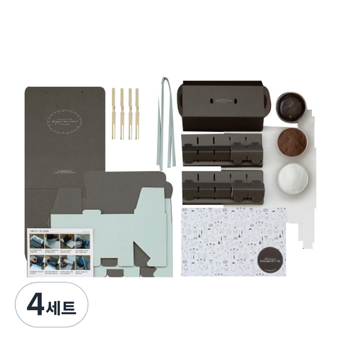 With 파베 초콜릿 만들기 세트, 11종, 4세트
