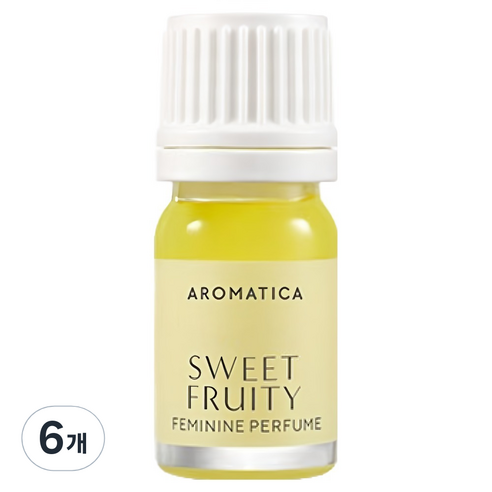 아로마티카 퓨어 앤 소프트 페미닌 퍼퓸 스윗프루티, 5ml, 6개