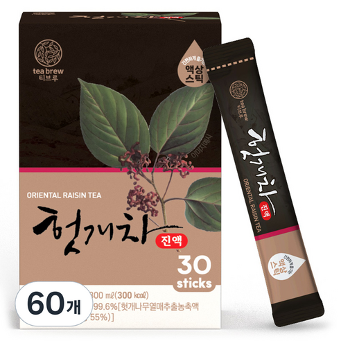티브루 헛개차 진액, 60개, 10ml