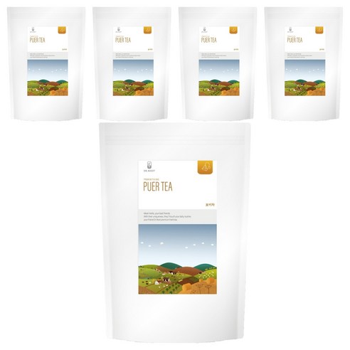닥터루트 보이차 삼각티백, 1.2g, 100개입, 5개