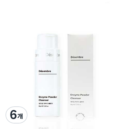 데쌍브르 엔자임 파우더 클렌저, 80g, 6개