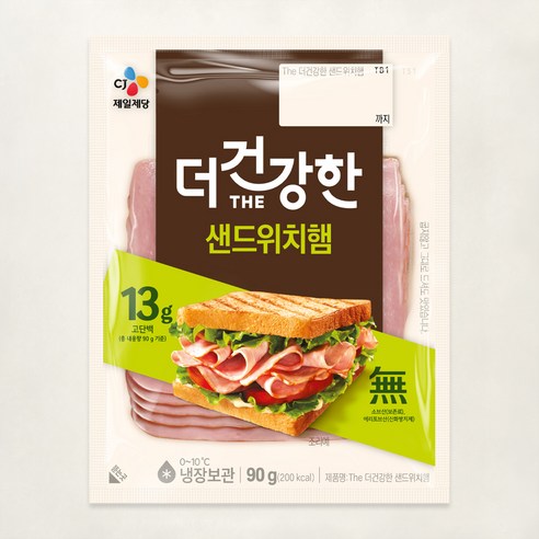 더건강한 샌드위치햄, 90g, 1개