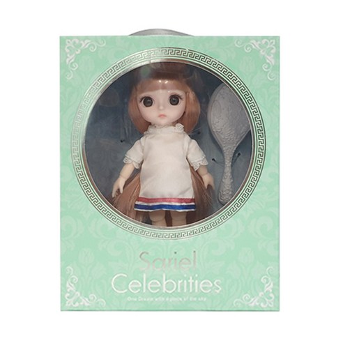 이티엔 사리엘 베이비 구체관절인형, 16cm, 로즈 크림, 1개