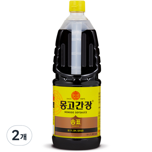 몽고간장 송표, 1.8L, 2개