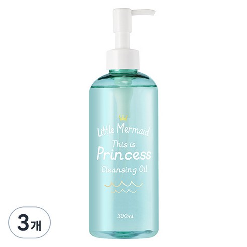 뷰티레시피 리틀머메이드 디스 이즈 프린세스 클렌징오일, 300ml, 3개