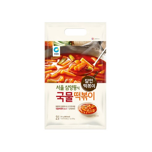 청정원 국물 떡볶이, 380g, 4개