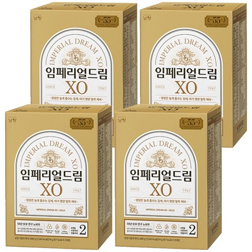 남양 임페리얼드림 XO GOLD 2단계 6~12개월 280g, 4개