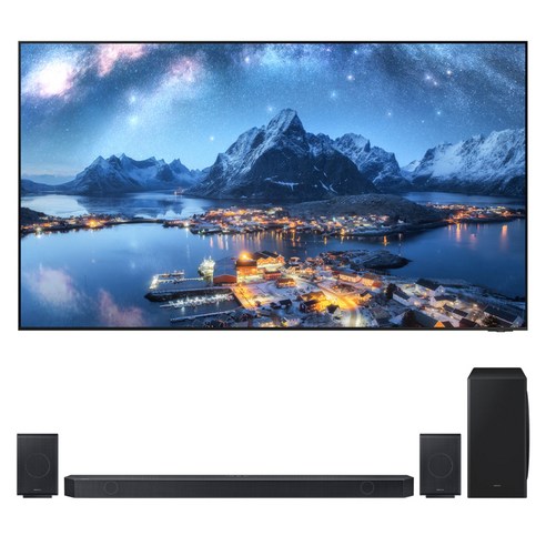 삼성전자 8K UHD Neo QLED TV + 사운드바 세트, 214cm(85인치), KQ85QND800FXKR, 벽걸이형 X HW-930D (사운드바), 방문설치