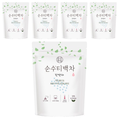 순수한집 작약차 삼각티백, 1g, 50개입, 5개