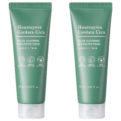 토니모리 어성초 시카 퀵수딩 클렌징폼, 2개, 150ml