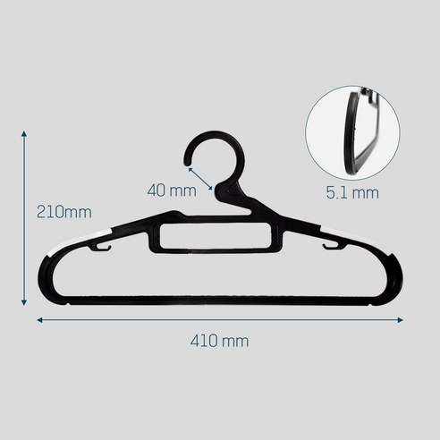 가성비 높은 논슬립 옷걸이