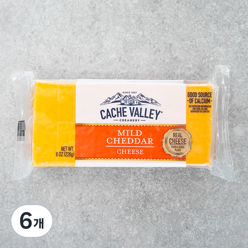 캐시밸리 마일드 체다, 226g, 1개입, 6개