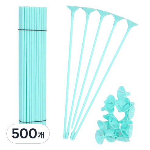 스타리움 풍선 컵스틱 32cm, 민트, 500개