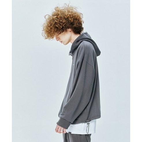 oversize overfit 中性 時尚 休閒 服裝 外套 兜帽 拉鍊 中性