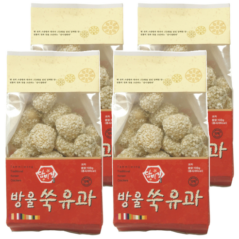 담미정 방울 쑥유과, 100g, 4개