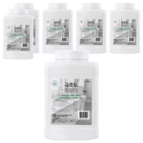 소다스쿨 만능 연마제 규조토 파우더, 1kg, 6개