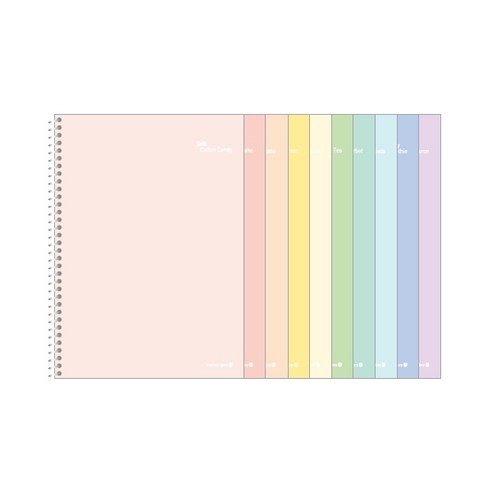 모닝글로리 1000 중고생 SP 무제 K-2 스프링노트 10종 세트, 1세트