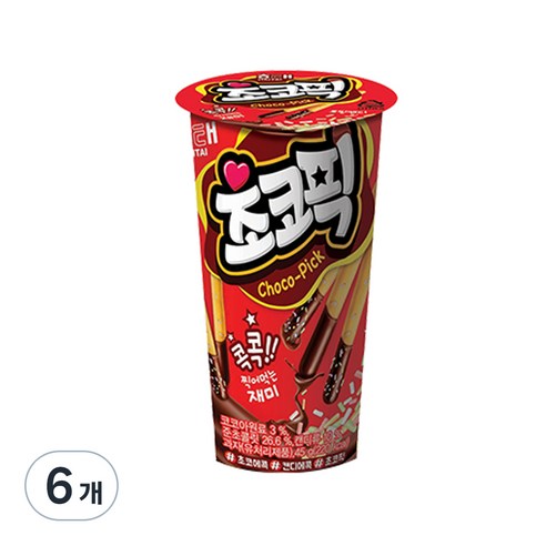 초코픽, 45g, 6개