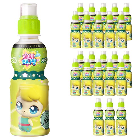 웅진 캐치 티니핑 제로 샤인머스캣 음료, 200ml, 24개