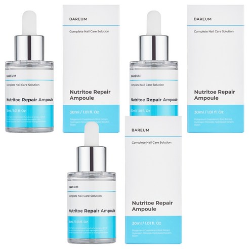 Bareum 뉴트리토 리페어 앰플, 1개입, 3개, 30ml