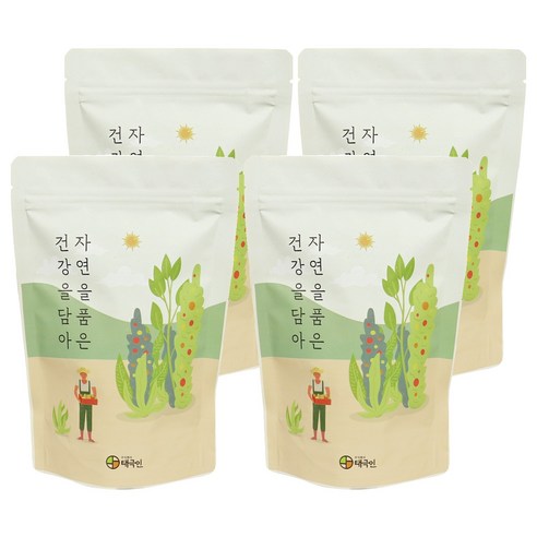 자연닮음 국산 볶은 무말랭이 차, 300g, 1개입, 4개