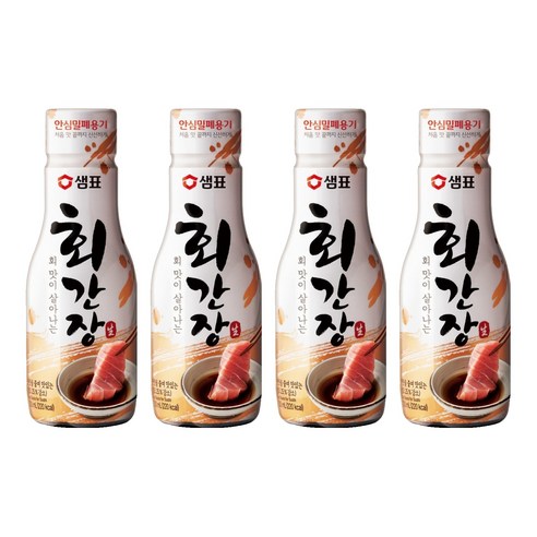 샘표 회간장, 200ml, 4개