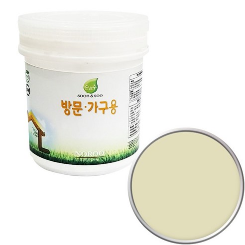 순앤수 방문 가구용 페인트 1L, 1개, 파우더라임 NR7136