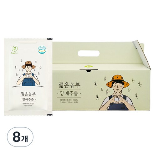 젊은농부 양배추즙, 5000ml, 8개