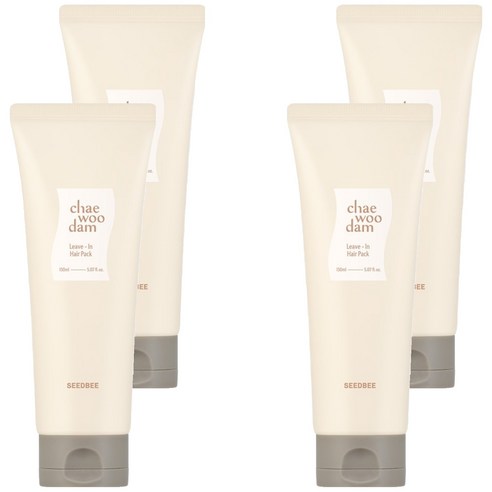 씨드비 채우담 바르는 헤어팩, 150ml, 4개