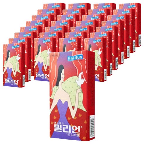 유니더스 밀리언 콘돔, 12개입, 30개