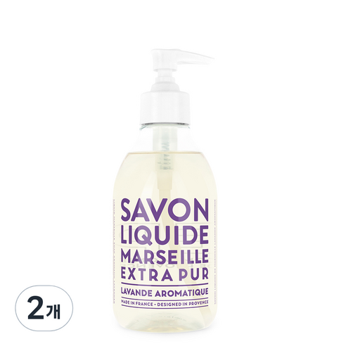 꽁빠니 드 프로방스 엑스트라퓨어 리퀴드솝 아로마틱 라벤더, 300ml, 2개